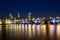 Southwark Bridge Nightscape and the City