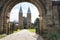 Southwell Minster through archway