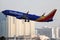Southwest Airlines taking off from Las Vegas Airport LAS
