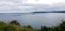 Southwest coastal path above Plymouth Breakwater Devon uk