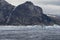 The southwest coastline of Greenland surrounded by icy waters