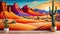 Southwest desert sand formation indoor wall mural wallpaper
