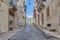 Southwest Street in Vittoriosa (Birgu), Malta