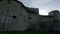 Southwest wall of mediaeval fortress in Kamianets-Podilskyi city, Ukraine