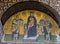 Southwestern entrance mosaic Child Christ