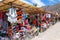 Souvenir market in Maca village in Colca Canyon, Peru