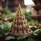 Souvenir statues from Thai temples are placed on the Christmas tree to celebrate the New Year and Christmas festivals.