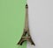 A souvenir statuette of the Eiffel Tower
