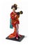 Souvenir statuette of a Japanese geisha