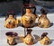 Souvenir Vases For Sale on the Greek Isle of Santorini