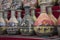 Souvenirs - bottles with sand and shapes of desert and camels, Jordan