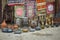 Souvenirs for sale on the street of the old city, Baku