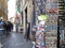 Souvenirs shops in historical center of Rome