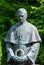 SOVATA, ROMANIA - May 23, 2020: the statue of Bishop Marton Aron from Sovata