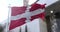 Sovereign Military Order of Malta 3D Flag Animation fly in the wind