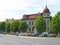 SOVETSK, RUSSIA. View of the former country house of the merchant Frank 1888, Lenin Street