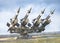 Soviet air to air anti-aircraft battery with 4 missiles