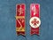 Soviet badges with the inscription Russian `USSR and Canada`, from the series `Hockey world Cup 1979`.