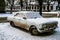 Soviet car in Tiraspol, Transnistria Pridnestrovie