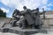 Soviet era World War II memorial in Kiev Ukraine