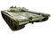 Soviet experimental missile tank Object 775 isolated