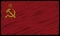 Soviet Flag Scribble Grunge