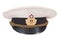 Soviet navy officer\'s cap isolated on a white background