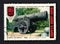 Soviet post stamp about ancient Russian cannon. Tsar Cannon