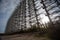 Soviet radar system in Chernobyl Nuclear Power Plant Zone of Alienation, Ukraine.