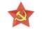 Soviet red star badge