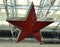 Soviet red star at Communist Museum Prague Czech Republic