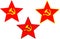 Soviet star, hammer and sickle