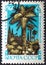 SOVIET UNION - CIRCA 1966 : Cancelled postage stamp printed by Soviet Union, that shows Palms and Cypresses, celebrating