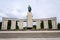 The Soviet War Memorial erected in 1945 near the Berlin Victory Column in the Tiergarten, Berlin