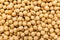 Soybean legume. Closeup of grains, background use.