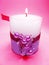 Spa aroma scented candle