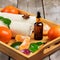 Spa assortment with organic tangerine essential oil