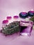 Spa candles lavender oil