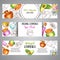 Spa club banner Hand drawn organic cosmetics and aromatherapy elements. Cartoon sketch of natural cosmetic, beauty items