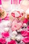 Spa composition Valentines Day heart love body health