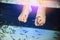 Spa fish feet pedicures skin care treatment water