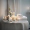 SPA items, towels and candles. Relax, zen concept, healthcare and medicine. AI generative