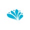 Spa logo lotus wellness salon and business spa logo.