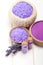 Spa supplies - lavender salt