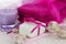 Spa towels, soap and candles