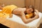 Spa Woman. Beautiful Blonde Relaxing in Spa Salon