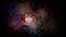 Space abstract glowing clouds nebula