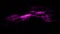 Space animation background with nebula.
