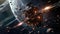 Space Armada Battle Witness the Epic Clash of Interstellar Forces in a Breathtaking Image