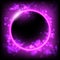 Space background. Planet, Black Hole, Solar eclipse. Futuristic geometric background. Dynamic flow of bright particles